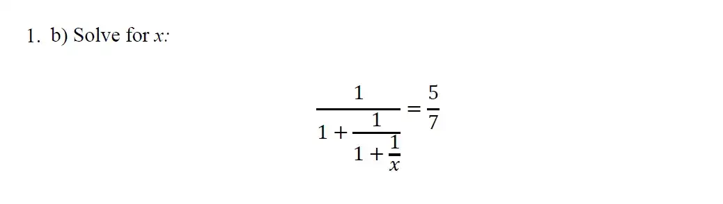 Question 2 - Eton College – 13 Plus Scholarship Exam 2018 – Maths B