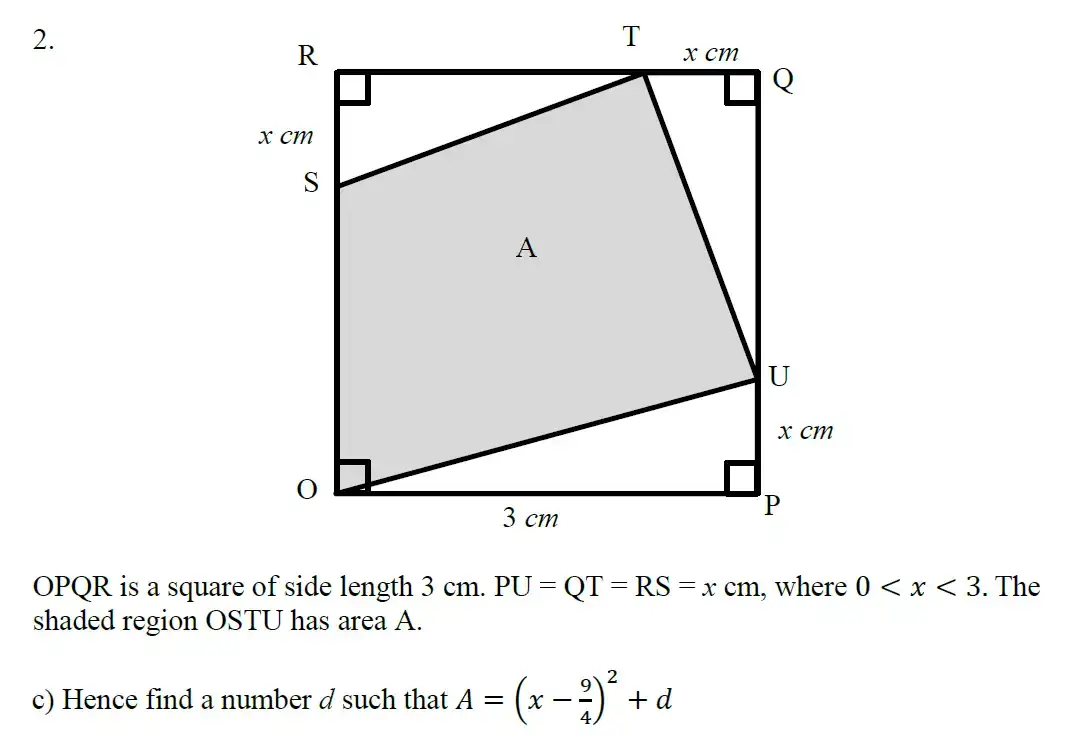 Question 6 - Eton College – 13 Plus Scholarship Exam 2018 – Maths B
