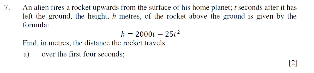 Question 12 - Eton College – 13 Plus Scholarship Exam 2019 – Maths A
