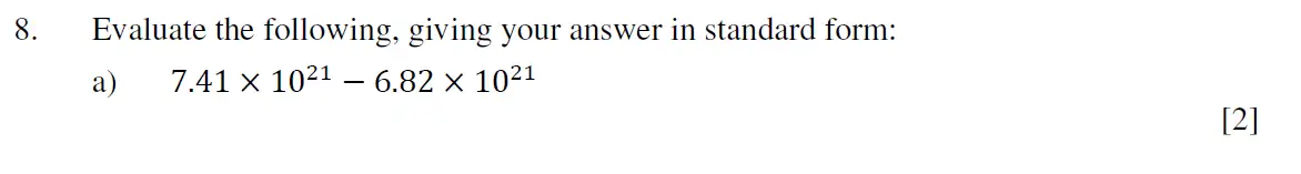 Question 14 - Eton College – 13 Plus Scholarship Exam 2019 – Maths A
