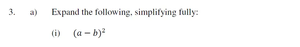 Question 6 - Eton College – 13 Plus Scholarship Exam 2019 – Maths B