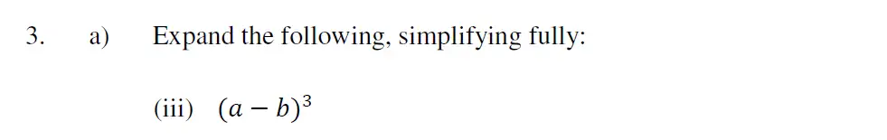 Question 8 - Eton College – 13 Plus Scholarship Exam 2019 – Maths B