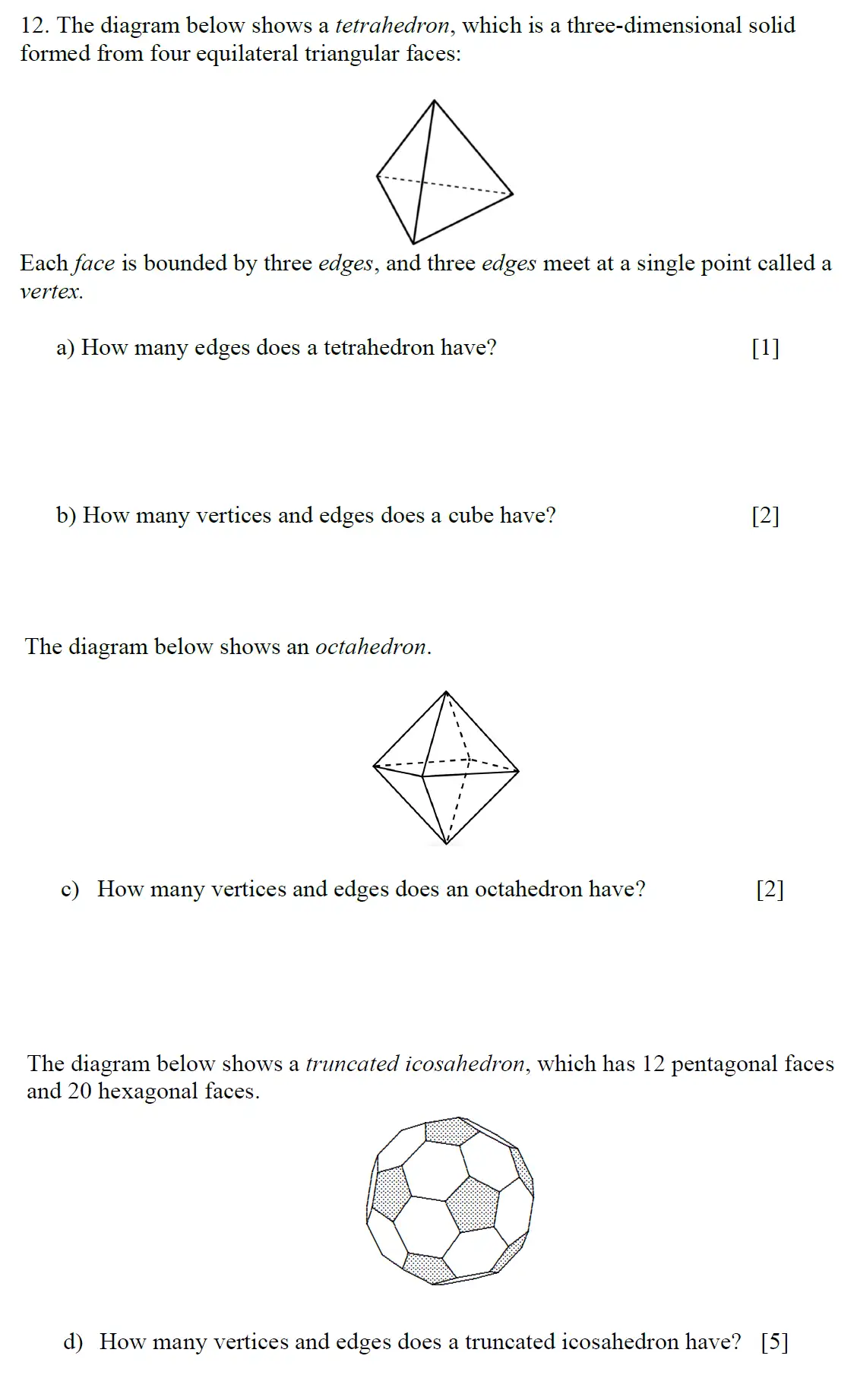 Question 14 - Eton College - 13 Plus Scholarship Exam 2020 - Maths A