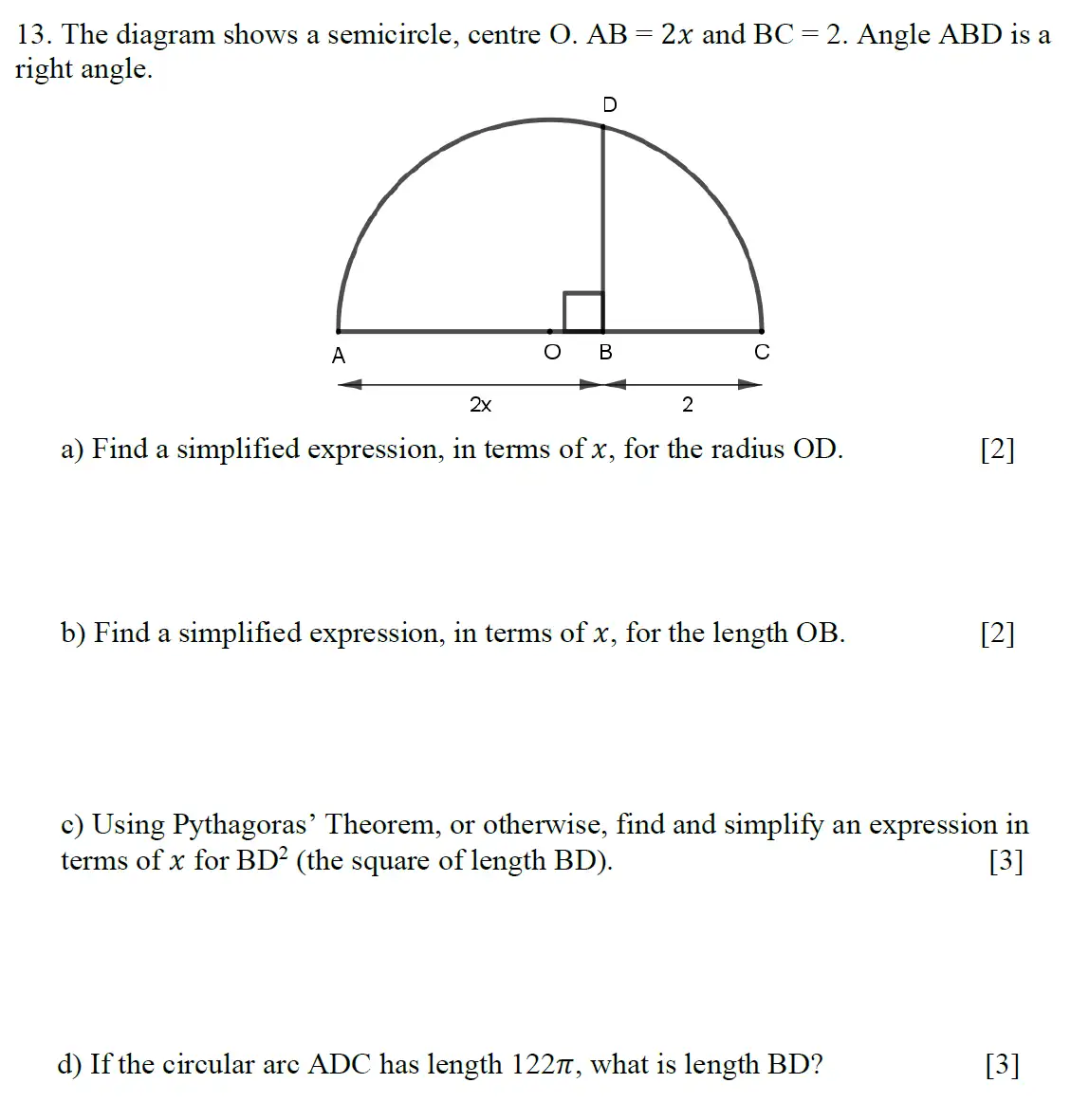 Question 15 - Eton College - 13 Plus Scholarship Exam 2020 - Maths A
