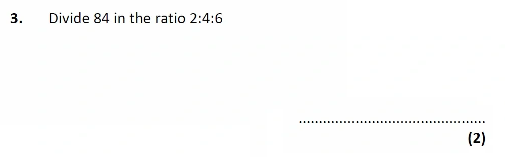 Question 03 - Glenalmond College - 13 Plus Scholarship Maths Exam 2022