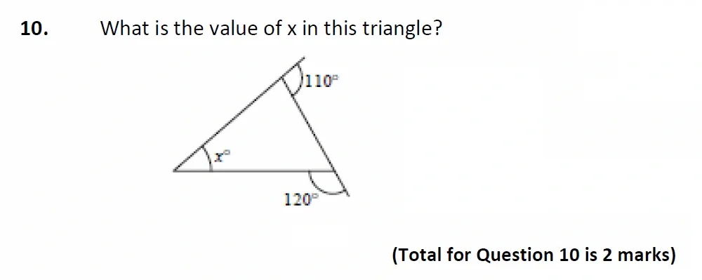Question 10 - Glenalmond College - 13 Plus Scholarship Maths Exam 2022