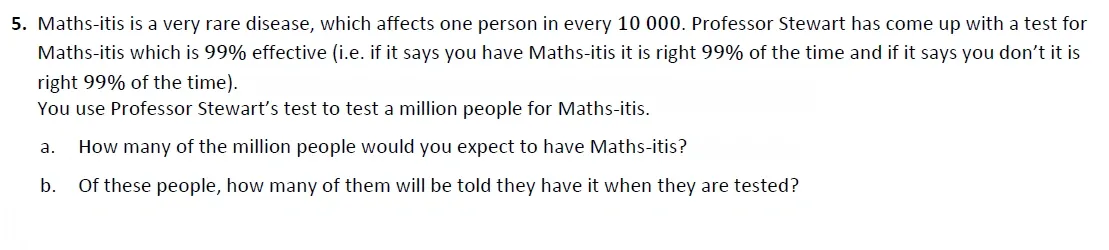 Question 05(a, b) - Harrow 13 Plus Maths Scholarship 2021 Paper 2