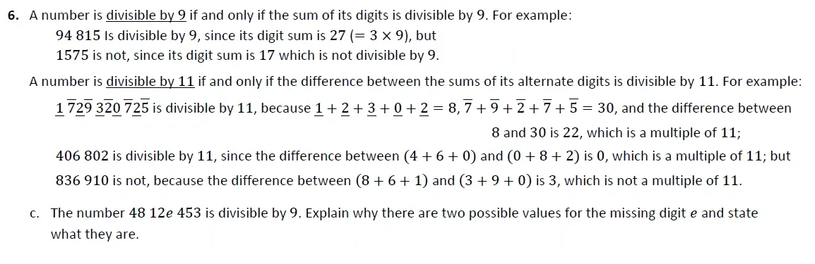 Question 06(c) - Harrow 13 Plus Maths Scholarship 2021 Paper 2
