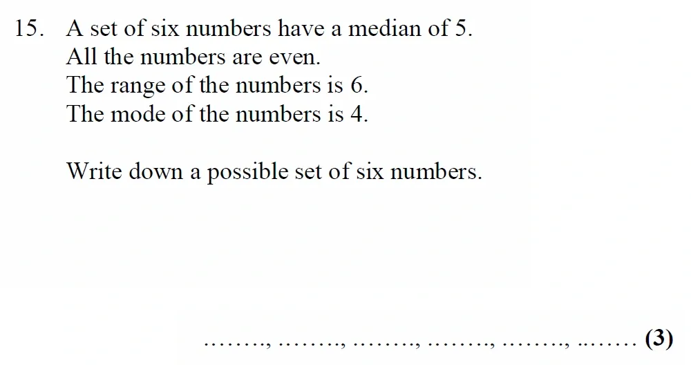 Question 15 - Harrow School 13 Plus Maths Scholarship Exam Paper 1