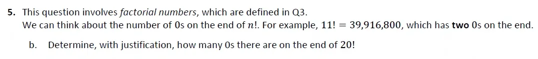 Question 05(b) - Harrow School - 13 Plus Maths Scholarship Exam 2022 - Paper 2