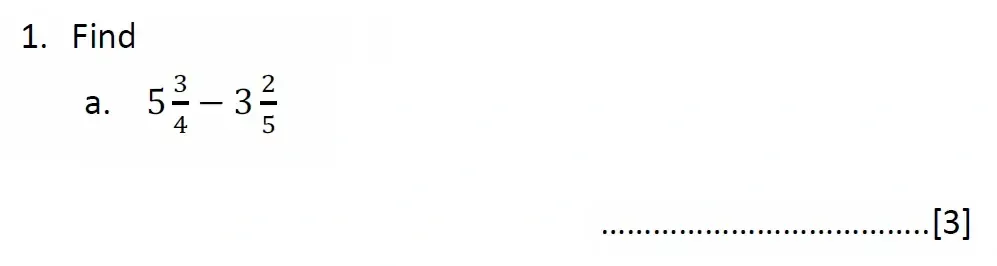 Question 01(a) - Malvern College 13 Plus Maths Exam 2023 Scholarship Paper 1