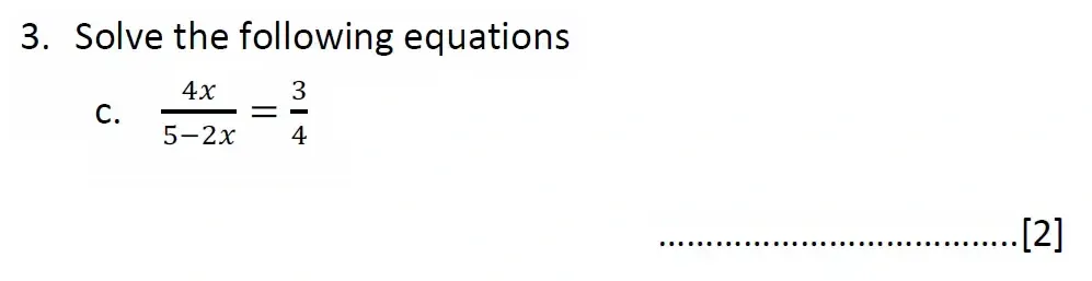 Question 03(c) - Malvern College 13 Plus Maths Exam 2023 Scholarship Paper 1