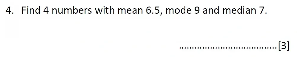 Question 04 - Malvern College 13 Plus Maths Exam 2023 Scholarship Paper 1