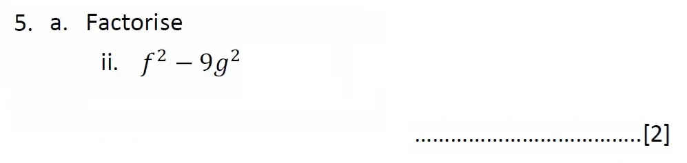 Question 05(a)(ii) - Malvern College 13 Plus Maths Exam 2023 Scholarship Paper 1