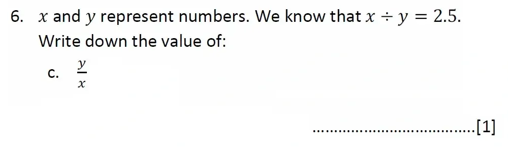 Question 06(c) - Malvern College 13 Plus Maths Exam 2023 Scholarship Paper 1