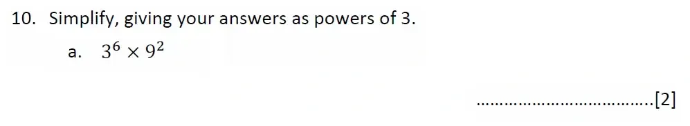 Question 10(a) - Malvern College 13 Plus Maths Exam 2023 Scholarship Paper 1