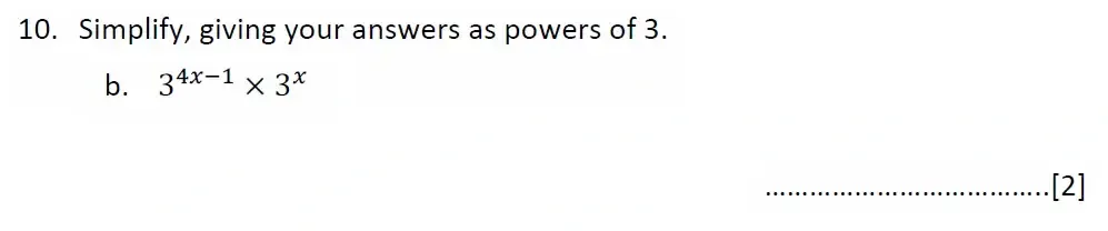 Question 10(b) - Malvern College 13 Plus Maths Exam 2023 Scholarship Paper 1