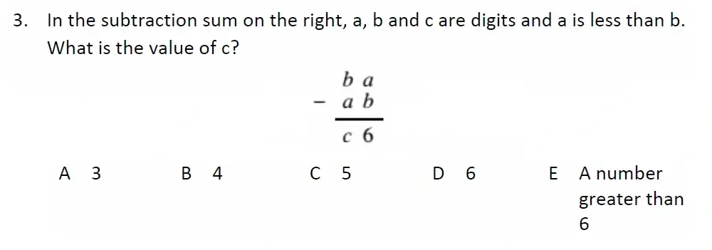 Question 03 - Malvern College 13 Plus Maths Exam 2023 Scholarship Paper 2