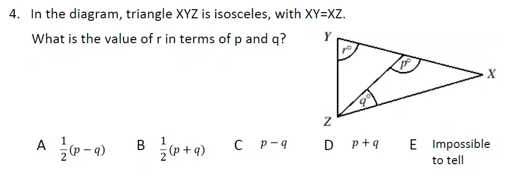 Question 04 - Malvern College 13 Plus Maths Exam 2023 Scholarship Paper 2