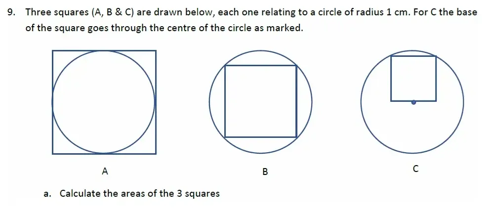Question 09(a) - Malvern College 13 Plus Maths Exam 2023 Scholarship Paper 2