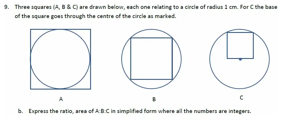 Question 09(b) - Malvern College 13 Plus Maths Exam 2023 Scholarship Paper 2