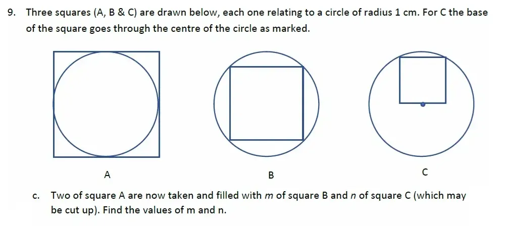 Question 09(c) - Malvern College 13 Plus Maths Exam 2023 Scholarship Paper 2