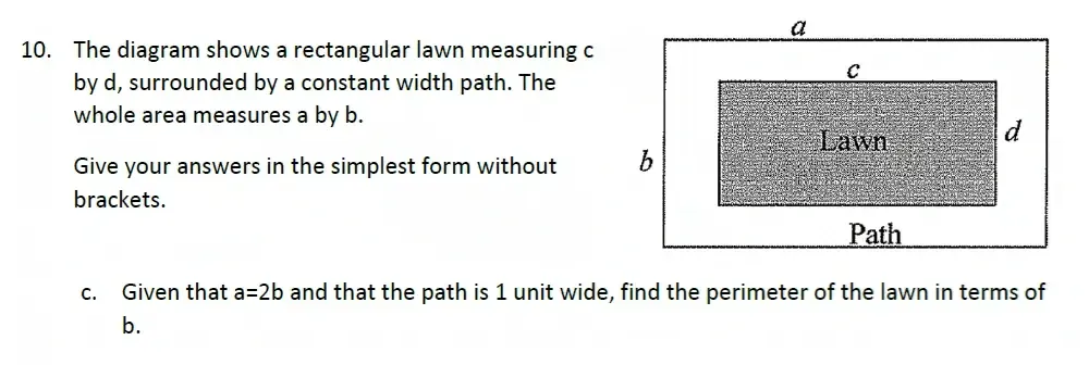 Question 10(c) - Malvern College 13 Plus Maths Exam 2023 Scholarship Paper 2