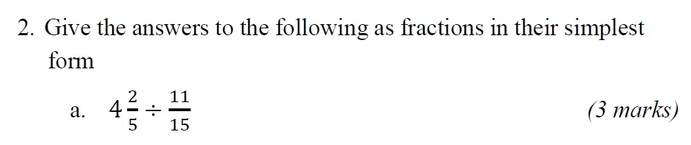 Question 02(a) - Radley 13 Plus Maths Exam 2021 Scholarship Paper 1