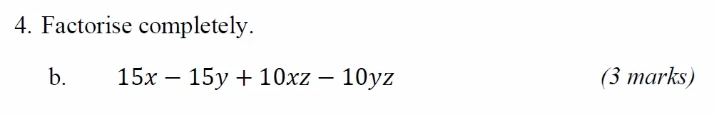 Question 04(b) - Radley 13 Plus Maths Exam 2021 Scholarship Paper 1