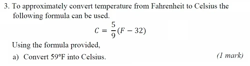 Question 03(a) - Radley 13 Plus Maths Exam 2022 Scholarship Paper 1