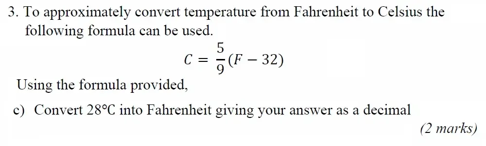Question 03(c) - Radley 13 Plus Maths Exam 2022 Scholarship Paper 1