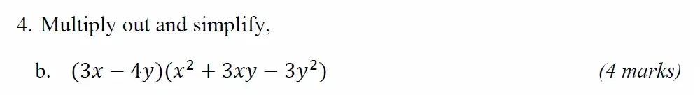 Question 04(b) - Radley 13 Plus Maths Exam 2022 Scholarship Paper 1