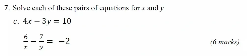 Question 07(c) - Radley 13 Plus Maths Exam 2022 Scholarship Paper 1
