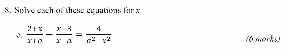Question 08(c) - Radley 13 Plus Maths Exam 2022 Scholarship Paper 1