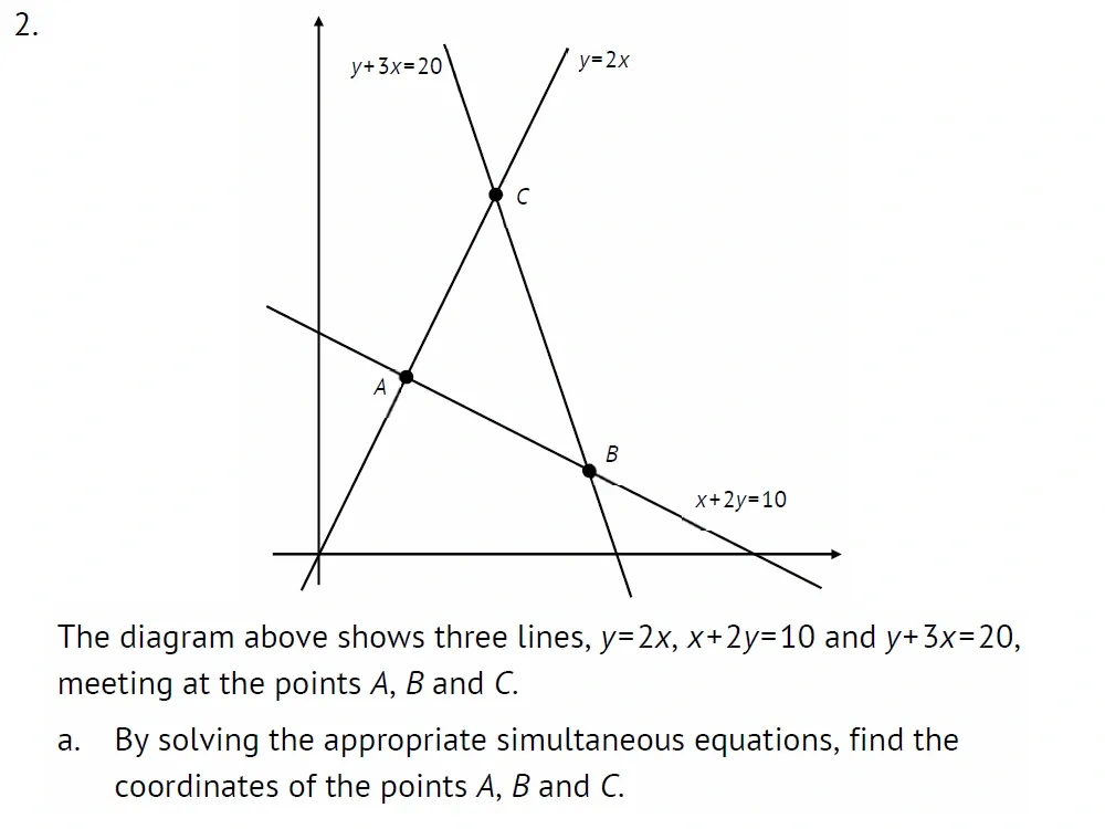 Question 02(a) - Radley 13 Plus Maths Exam 2022 Scholarship Paper 2