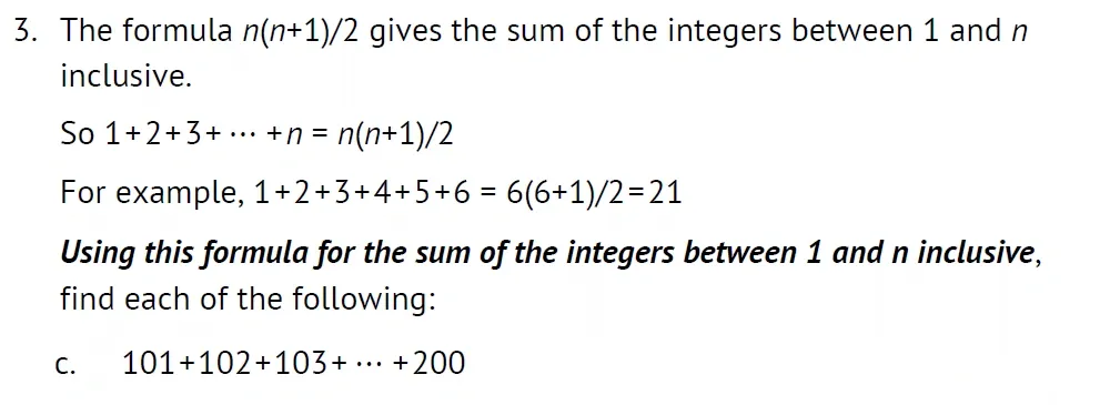 Question 03(c) - Radley 13 Plus Maths Exam 2022 Scholarship Paper 2