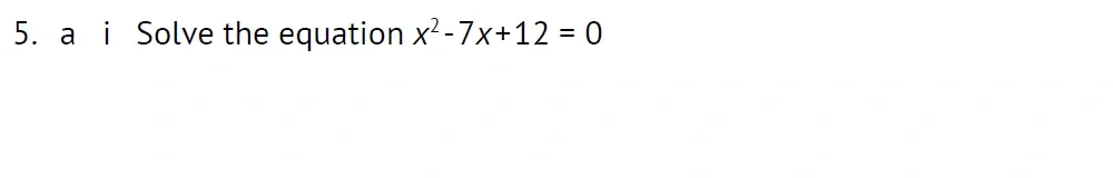 Question 05(a(i)) - Radley 13 Plus Maths Exam 2022 Scholarship Paper 2