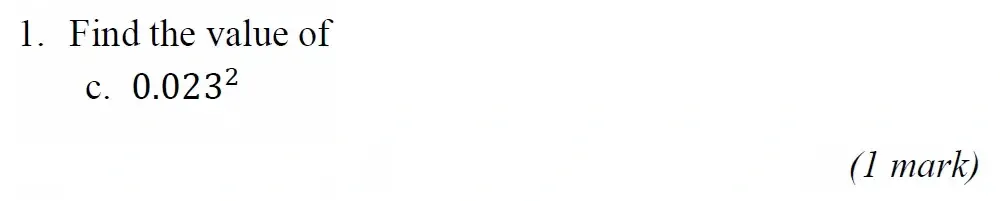 Question 01(c) - Radley 13 Plus Maths Exam 2023 Scholarship Paper 1