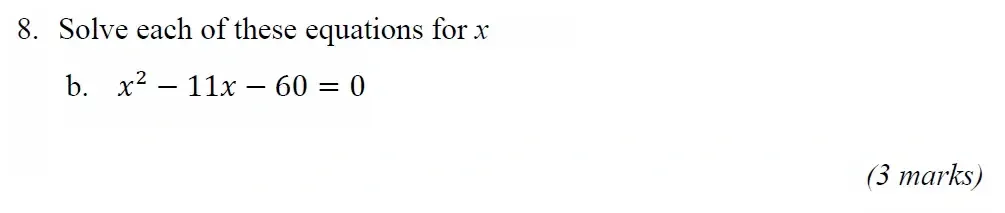 Question 08(b) - Radley 13 Plus Maths Exam 2023 Scholarship Paper 1