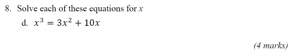 Question 08(d) - Radley 13 Plus Maths Exam 2023 Scholarship Paper 1