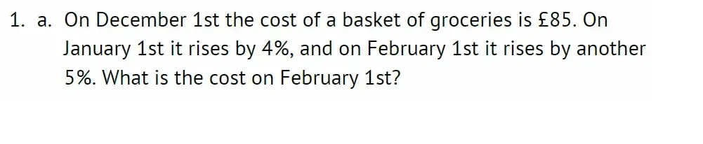 Question 01(a) - Radley 13 Plus Maths Exam 2023 Scholarship Paper 2