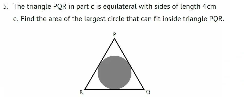 Question 05(c) - Radley 13 Plus Maths Exam 2023 Scholarship Paper 2