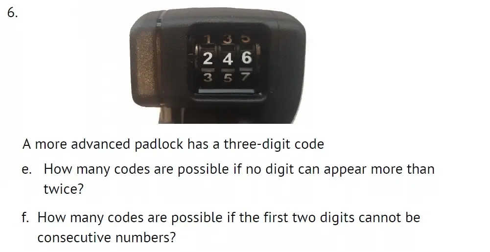 Question 06(e,f) - Radley 13 Plus Maths Exam 2023 Scholarship Paper 2
