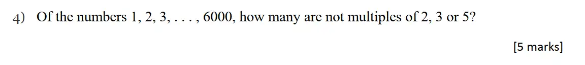 Question 5 - St Edwards Oxford - 13 Plus Scholarship Exam 2015 - Maths Paper 2