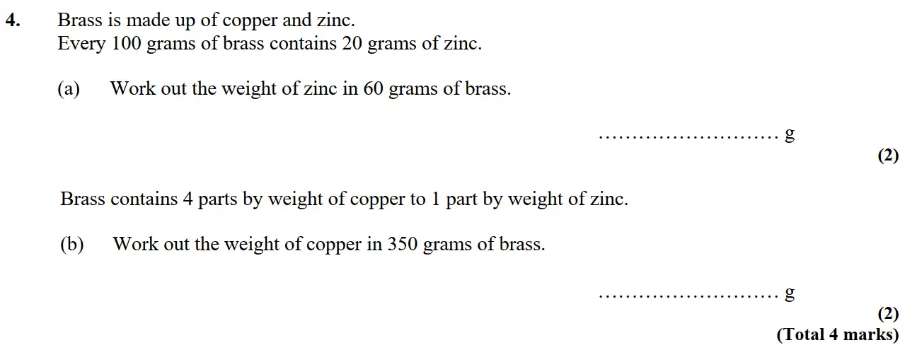 Question 5 - St Edwards Oxford - 13 Plus Scholarship Exam 2015 - Maths Paper 1