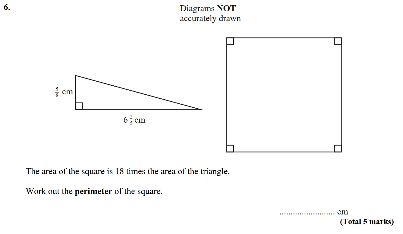 Question 7 - St Edwards Oxford - 13 Plus Scholarship Exam 2015 - Maths Paper 1