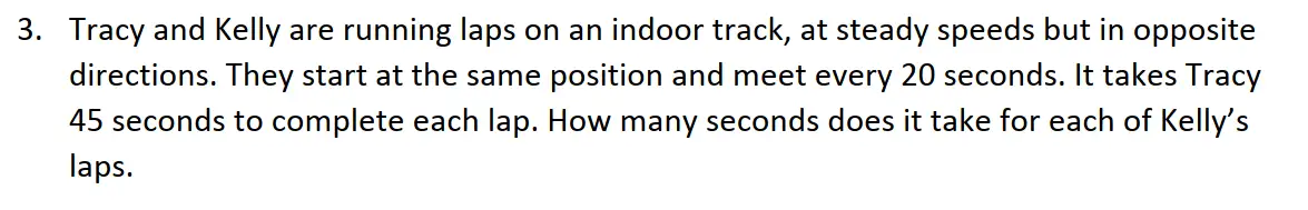 Question 3 - St Edwards Oxford - 13 Plus Scholarship Exam 2016 - Maths Paper 2