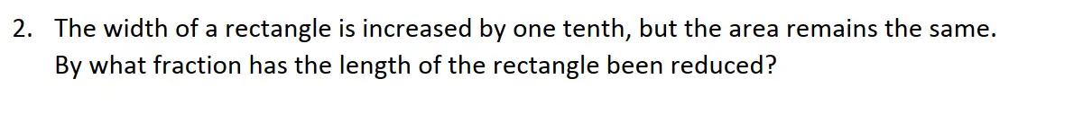 Question 3 - St Edwards Oxford - 13 Plus Scholarship Exam 2016 - Maths Paper 1