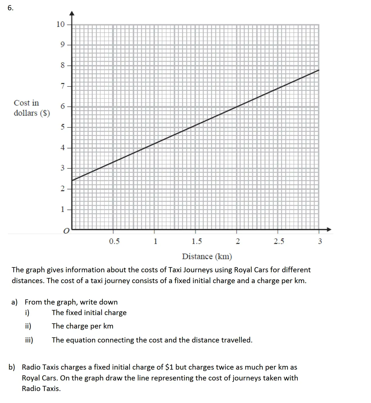 Question 7 - St Edwards Oxford - 13 Plus Scholarship Exam 2016 - Maths Paper 1
