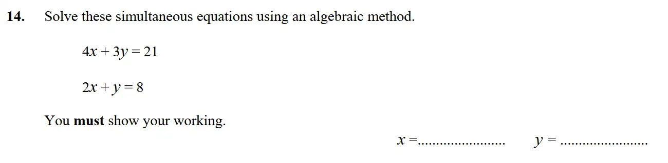 Question 18 - St Edwards Oxford - 13 Plus Scholarship Exam 2017 - Maths Paper 1